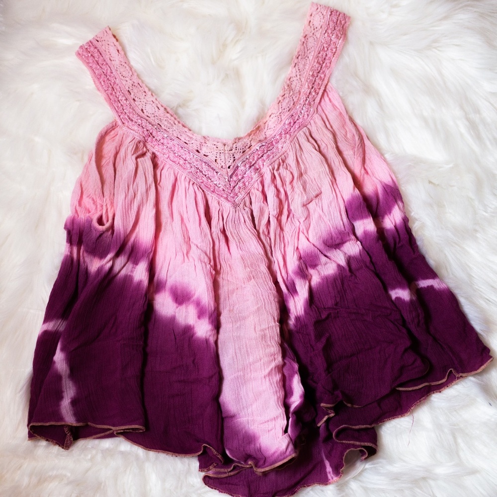 Forever21 Tie-Dye Blouse